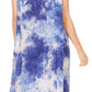 Sakkas Arisa Women's Maxi Casual Tie Dye Sleeveless Layered Cover up Tank Dress
