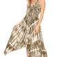 Sakkas Sol Women's Sleeveless Spaghetti Strap V-neck Maxi Summer Casual Dress Boho