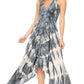 Sakkas Sol Women's Sleeveless Spaghetti Strap V-neck Maxi Summer Casual Dress Boho