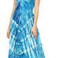 Sakkas Sol Women's Sleeveless Spaghetti Strap V-neck Maxi Summer Casual Dress Boho