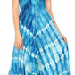 Sakkas Sol Women's Sleeveless Spaghetti Strap V-neck Maxi Summer Casual Dress Boho