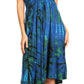 Sakkas Luzia Women's Sleeveless Midi Flared Casual Summer Dress V-neck Knit