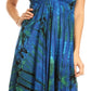 Sakkas Luzia Women's Sleeveless Midi Flared Casual Summer Dress V-neck Knit
