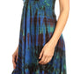 Sakkas Luzia Women's Sleeveless Midi Flared Casual Summer Dress V-neck Knit