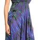 Sakkas Luzia Women's Sleeveless Midi Flared Casual Summer Dress V-neck Knit