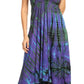 Sakkas Luzia Women's Sleeveless Midi Flared Casual Summer Dress V-neck Knit