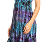 Sakkas Luzia Women's Sleeveless Midi Flared Casual Summer Dress V-neck Knit