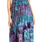 Sakkas Luzia Women's Sleeveless Midi Flared Casual Summer Dress V-neck Knit