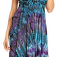 Sakkas Luzia Women's Sleeveless Midi Flared Casual Summer Dress V-neck Knit