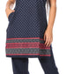 Sakkas Maria Women's Casual Tunic Kurta Knit Plain Embroidered Kurti Pant Set Soft