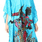 Sakkas Mera Women's Long Loose Short Sleeve Summer Casual Caftan Kaftan Dress