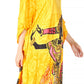 Sakkas Mera Women's Long Loose Short Sleeve Summer Casual Caftan Kaftan Dress