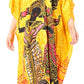Sakkas Mera Women's Long Loose Short Sleeve Summer Casual Caftan Kaftan Dress