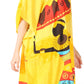 Sakkas Mera Women's Long Loose Short Sleeve Summer Casual Caftan Kaftan Dress