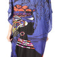 Sakkas Mera Women's Long Loose Short Sleeve Summer Casual Caftan Kaftan Dress