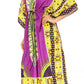Sakkas Mera Women's Long Loose Short Sleeve Summer Casual Caftan Kaftan Dress