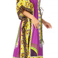 Sakkas Mera Women's Long Loose Short Sleeve Summer Casual Caftan Kaftan Dress