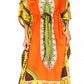 Sakkas Mera Women's Long Loose Short Sleeve Summer Casual Caftan Kaftan Dress