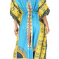 Sakkas Mera Women's Long Loose Short Sleeve Summer Casual Caftan Kaftan Dress