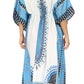 Sakkas Mera Women's Long Loose Short Sleeve Summer Casual Caftan Kaftan Dress
