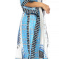 Sakkas Mera Women's Long Loose Short Sleeve Summer Casual Caftan Kaftan Dress