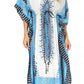 Sakkas Mera Women's Long Loose Short Sleeve Summer Casual Caftan Kaftan Dress