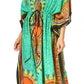 Sakkas Mera Women's Long Loose Short Sleeve Summer Casual Caftan Kaftan Dress