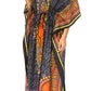 Sakkas Mera Women's Long Loose Short Sleeve Summer Casual Caftan Kaftan Dress