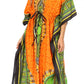 Sakkas Mera Women's Long Loose Short Sleeve Summer Casual Caftan Kaftan Dress