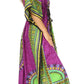 Sakkas Mera Women's Long Loose Short Sleeve Summer Casual Caftan Kaftan Dress