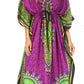 Sakkas Mera Women's Long Loose Short Sleeve Summer Casual Caftan Kaftan Dress