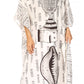 Sakkas Mera Women's Long Loose Short Sleeve Summer Casual Caftan Kaftan Dress