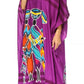 Sakkas Mera Women's Long Loose Short Sleeve Summer Casual Caftan Kaftan Dress