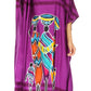 Sakkas Mera Women's Long Loose Short Sleeve Summer Casual Caftan Kaftan Dress