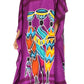 Sakkas Mera Women's Long Loose Short Sleeve Summer Casual Caftan Kaftan Dress