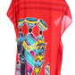Sakkas Mera Women's Long Loose Short Sleeve Summer Casual Caftan Kaftan Dress