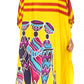 Sakkas Mera Women's Long Loose Short Sleeve Summer Casual Caftan Kaftan Dress