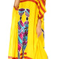 Sakkas Mera Women's Long Loose Short Sleeve Summer Casual Caftan Kaftan Dress
