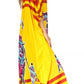 Sakkas Mera Women's Long Loose Short Sleeve Summer Casual Caftan Kaftan Dress