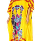 Sakkas Mera Women's Long Loose Short Sleeve Summer Casual Caftan Kaftan Dress