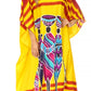 Sakkas Mera Women's Long Loose Short Sleeve Summer Casual Caftan Kaftan Dress