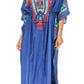 Sakkas Mera Women's Long Loose Short Sleeve Summer Casual Caftan Kaftan Dress