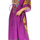 Sakkas Mera Women's Long Loose Short Sleeve Summer Casual Caftan Kaftan Dress