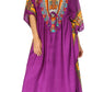 Sakkas Mera Women's Long Loose Short Sleeve Summer Casual Caftan Kaftan Dress