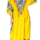Sakkas Mera Women's Long Loose Short Sleeve Summer Casual Caftan Kaftan Dress