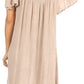 Sakkas Desma Women Casual Loose Summer off  Shoulder Midi Boho Dress Cover-up