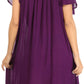 Sakkas Desma Women Casual Loose Summer off  Shoulder Midi Boho Dress Cover-up