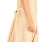 Sakkas Lila Women's Midi Sleeveless Floral Boho Casual Rayon Dress Adjustable