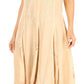 Sakkas Lila Women's Midi Sleeveless Floral Boho Casual Rayon Dress Adjustable