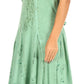 Sakkas Lila Women's Midi Sleeveless Floral Boho Casual Rayon Dress Adjustable